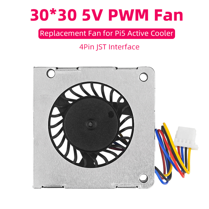 Raspberry Pi Water Cooling Kit - مروحة تبريد PWM قابلة للتعديل ،