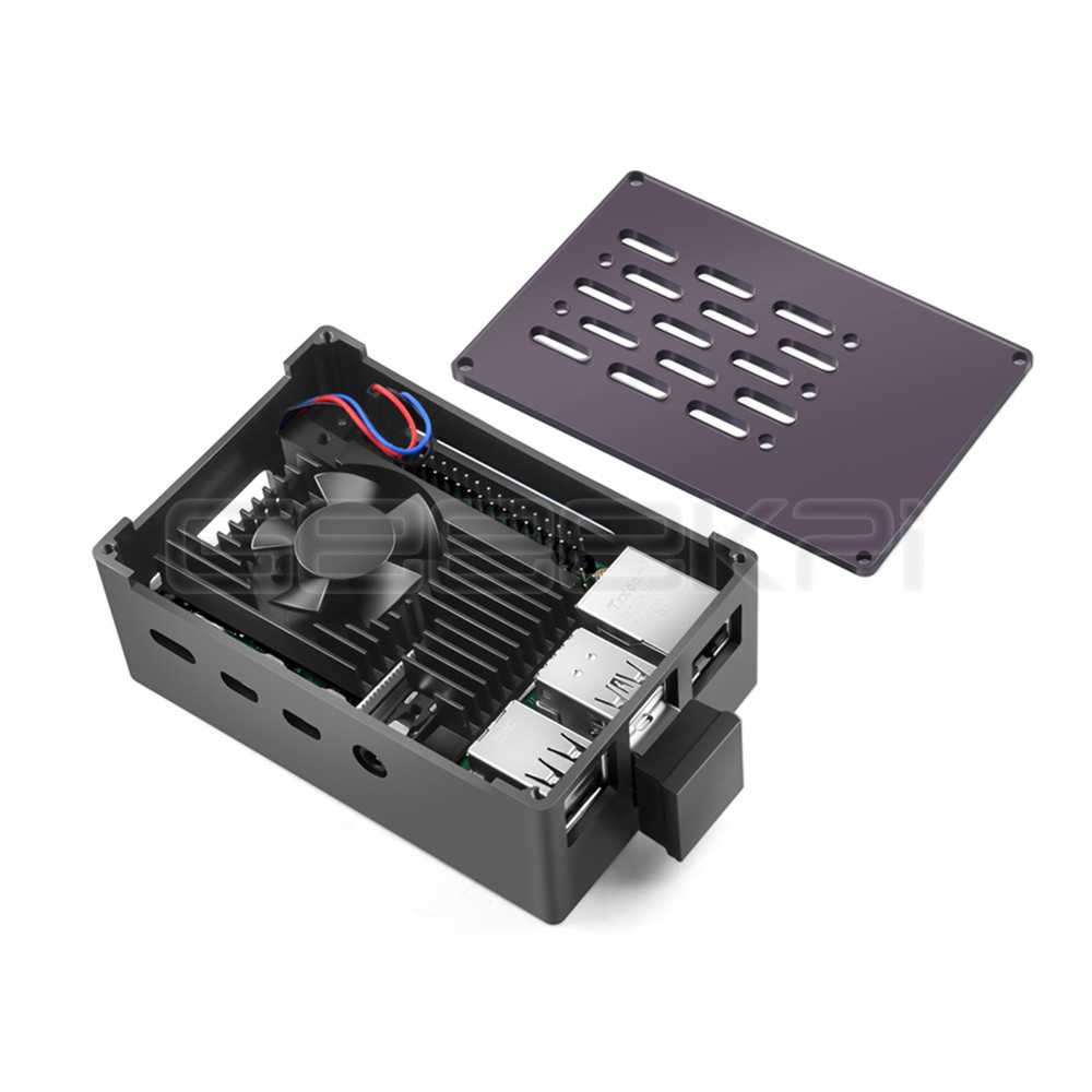غلاف لبنة من الألومنيوم GeeekP - مراجعة Argon One V3 M.2 Nvme Case وسعره