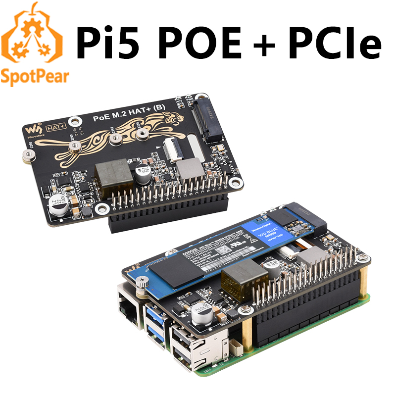 Raspberry Pi 5 PoE Power وPCIe - مراجعة Argon One V3 M.2 Nvme Case وسعره